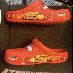 Lightnin Mcqueen Crocs Mens Size 12